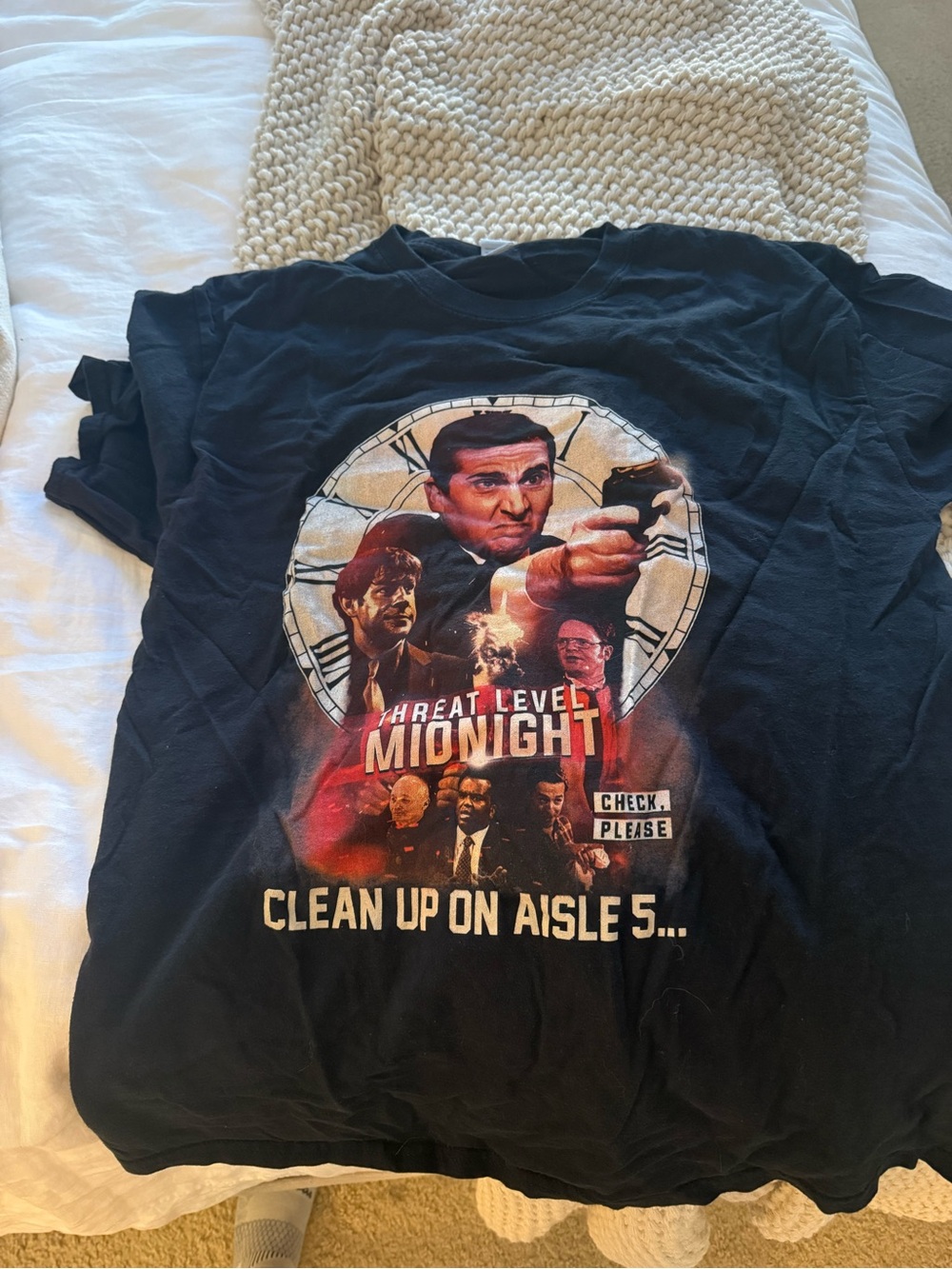 Threat Level Midnight Graphic Tee - Black